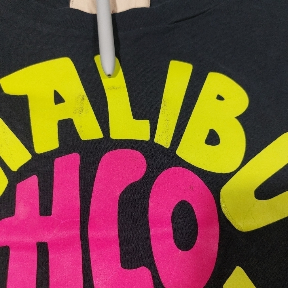 HOLLISTER NAVY BLUE MALIBU BEACH CROP T-SHIRT SIZE XS - Picture 5 of 11